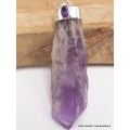 Grand pendentif Améthyste brute Pendentifs pierres naturelles CWA18