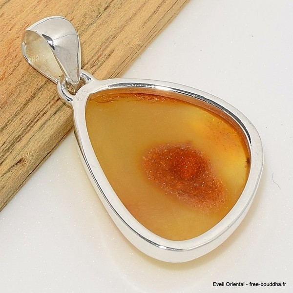 Pendentif véritable Ambre de la Baltique asymétrique-dy Bijoux en Ambre de la Baltique CWA19