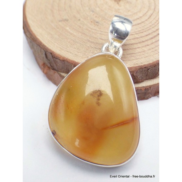 Pendentif véritable Ambre de la Baltique asymétrique-dy Bijoux en Ambre de la Baltique CWA19