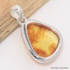 Bijou Pendentif véritable Ambre de la Baltique asymétrique Bijoux en Ambre de la Baltique CWA19.1