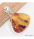 Pendentif triangulaire Ambre de la Baltique Bijoux en Ambre de la Baltique CWA19.2
