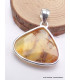 Pendentif triangulaire Ambre de la Baltique Bijoux en Ambre de la Baltique CWA19.2