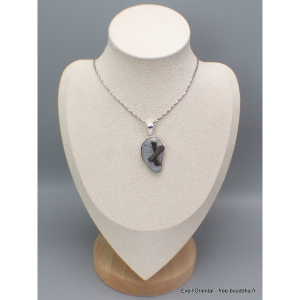 Bijou Pendentif pierre Staurolite naturelle Pendentifs pierres naturelles CWA21.3