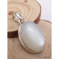 Bijou Pierre de Lune blanche du Sri Lanka Pendentifs pierres naturelles CWA22