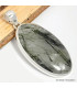 Gros pendentif Actinolite verte ovale Bijoux en Actinolite CWA23