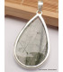 Gros pendentif Actinolite verte forme goutte Bijoux en Actinolite CWA23.1