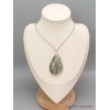 Gros pendentif Actinolite verte forme goutte Bijoux en Actinolite CWA23.1