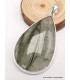 Gros pendentif Actinolite verte forme goutte Bijoux en Actinolite CWA23.1