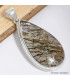 Pendentif bijou Actinolite verte forme goutte Bijoux en Actinolite CWA23.2