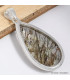 Pendentif bijou Actinolite verte forme goutte Bijoux en Actinolite CWA23.2
