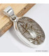 Petit pendentif Actinolite Verte oval Bijoux en Actinolite CWA23.5