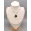 Bijou pendentif Chrome diopside serti griffes-e Pendentifs pierres naturelles PAC59.6
