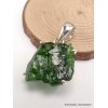 Bijou pendentif Chrome diopside serti griffes-e Pendentifs pierres naturelles PAC59.6