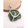 Bijou pendentif Chrome diopside serti griffes-e Pendentifs pierres naturelles PAC59.6