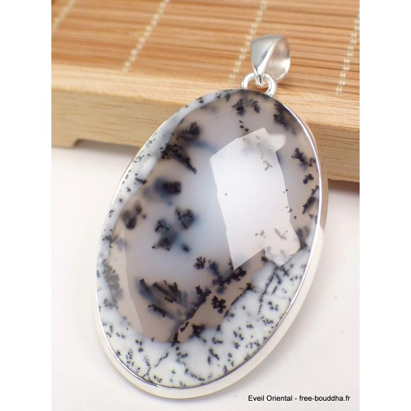 Gros Pendentif en Merlinite facettée Pendentifs pierres naturelles PAC58