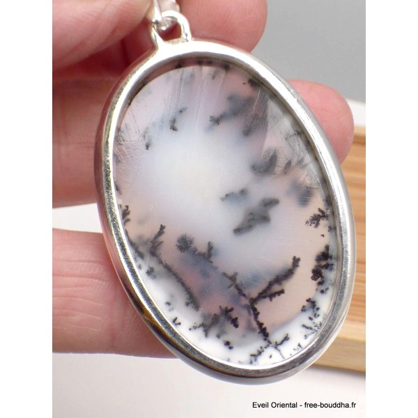 Gros Pendentif en Merlinite facettée Pendentifs pierres naturelles PAC58