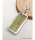 Pendentif en Cyanite verte brute serti clos Bijoux en Cyanite Verte PAC13.4-a