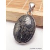 Pendentif Pyrite sur Agate oval-df Bijoux en Pyrite sur Agate PAC61.7