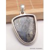 Pendentif Pyrite sur Agate forme écusson Bijoux en Pyrite sur Agate PAC61.8