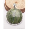 Pendentif rond en Opale Impériale Bijoux en Opale Verte Impériale CWA28.1