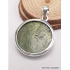Pendentif rond en Opale Impériale Bijoux en Opale Verte Impériale CWA28.1