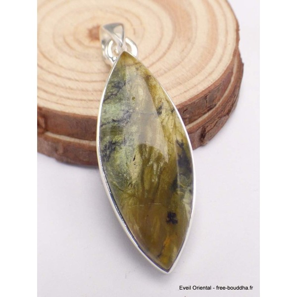 Bijou Pendentif en Opale Impériale forme marquise Pendentifs pierres naturelles CWA28.2
