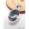 Pendentif oval en Quartz Mystique Bijoux en Quartz Mystique PAC30.6