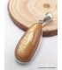 Pendentif véritable Pierre du Soleil dorée forme goutte-dz Pendentifs pierres naturelles PAC71.3