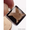Pendentif Bijou Quartz fumé pendentif carré Bijoux en Quartz Fumé PAC72.7
