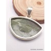 Pendentif Opale Verte Impériale semi-ronde Pendentifs pierres naturelles PAC76.3