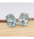 Clous d'oreilles en Fluorite verte facettée Bijoux en Fluorite cwa31