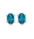 Clous d'oreilles Topaze London facettée-ak Bijoux en Topaze CWA40