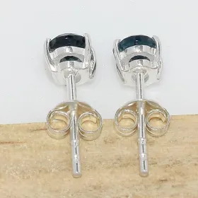 Clous d'oreilles Topaze London facettée-ak - Bijoux en Topaze