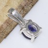 Petit pendentif Iolite facettée rond Bijoux en Iolites ou Cordiérite CWA46