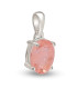 Petit Pendentif en pierre Morganite facettée Bijoux en Morganite CWA48