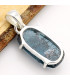 Pendentif Cyanite mousse bleu sarcelles facettée Pendentifs pierres naturelles CWA49