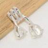 Pendentif design en Cristal de Roche facetté Pendentifs pierres naturelles CWA50