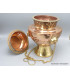 Gros encensoir tibétain de temple 30 cm Objets rituels bouddhistes ref 86