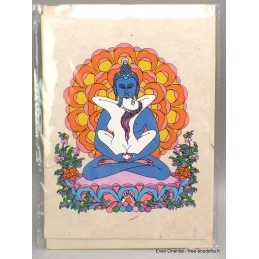 Carte postale bouddhiste Shakti + enveloppe Cartes postales bouddhistes CPV6