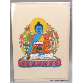 Carte postale bouddhiste Bouddha de Médecine + enveloppe - Cartes postales bouddhistes