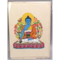 Carte postale bouddhiste Bouddha de Médecine + enveloppe - Cartes postales bouddhistes