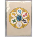 Carte postale bouddhiste Mantra de Chenrezi + enveloppe - Cartes postales bouddhistes