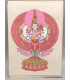 Carte postale bouddhiste Chenrezi 1000 bras + enveloppe Cartes postales bouddhistes CPV10