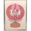 Carte postale bouddhiste Chenrezi 1000 bras + enveloppe Cartes postales bouddhistes CPV10