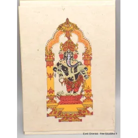 Carte postale bouddhiste Sri Ganesh + enveloppe - Cartes postales bouddhistes