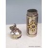 Bijou tibétain pendentif tube poison Om tibétain Pendentifs Ghau TUB3