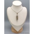 Bijou tibétain pendentif tube poison Om tibétain Pendentifs Ghau TUB3