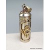 Bijou tibétain pendentif tube poison Om tibétain Pendentifs Ghau TUB3