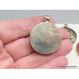 Bijou tibétain symbole Noeud infini - Pendentifs tibétains bouddhistes