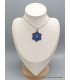 Pendentif tibétain Fleur mantra de Chenrezi Pendentifs tibétains bouddhistes BHP50